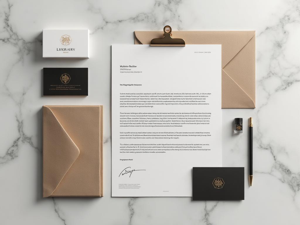 Professional brand identity package showcase